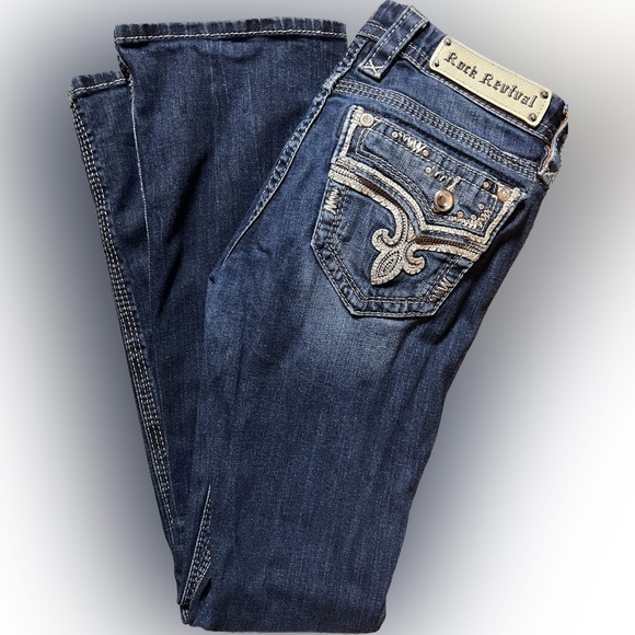 Rock Revival Bootcut Maddie Size 27 - Picture 3 of 7